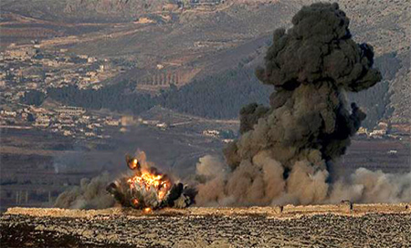 Bombardeo de la aviación de Turquía en Afrin Turquía da comienzo a una nueva ofensiva contra kurdos en Afrin